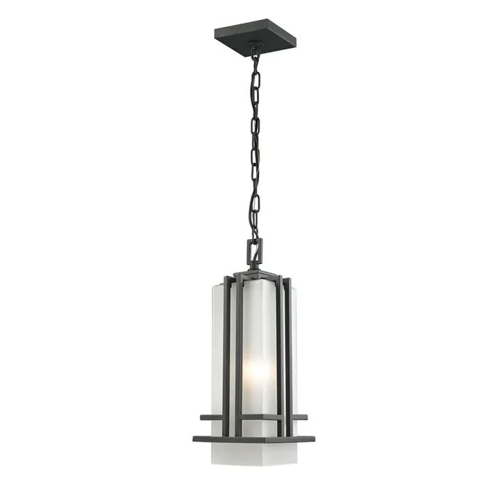 1 Light Outdoor Chain Mount Ceiling Fixture