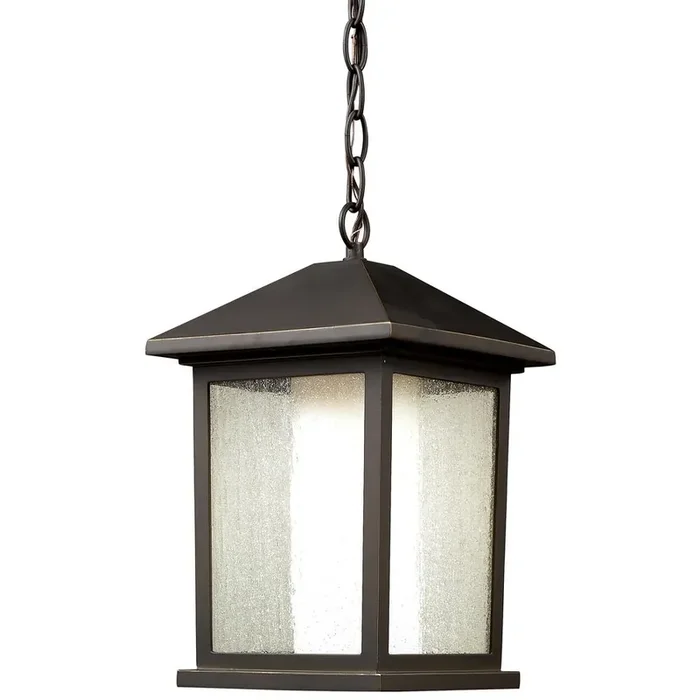 1 Light Outdoor Chain Mount Ceiling Fixture