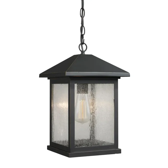 1 Light Outdoor Chain Mount Ceiling Fixture
