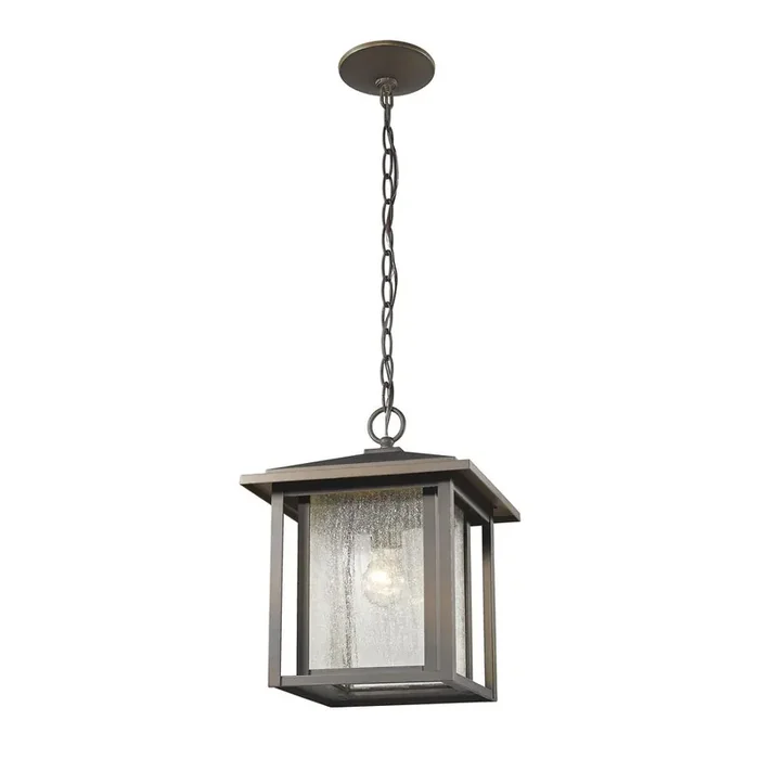 1 Light Outdoor Chain Mount Ceiling Fixture