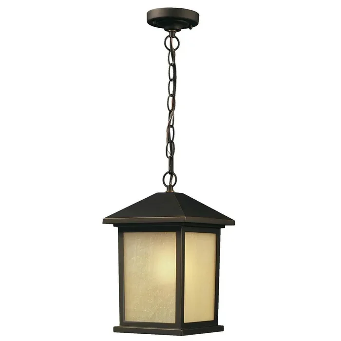 1 Light Outdoor Chain Mount Ceiling Fixture