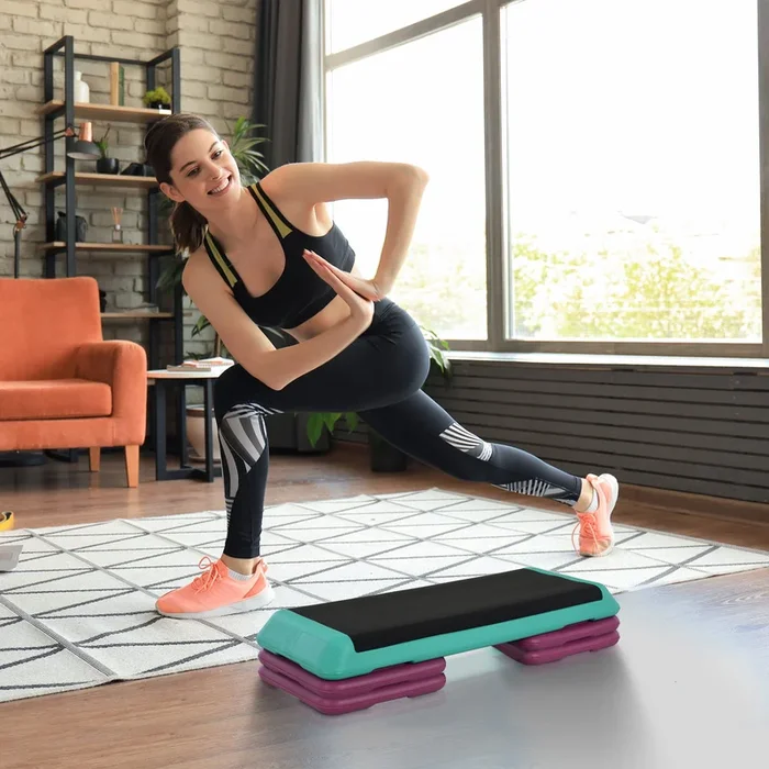 10/15/20cm Aerobic Steppers Compact Stepper Indoor Exercise Workout
