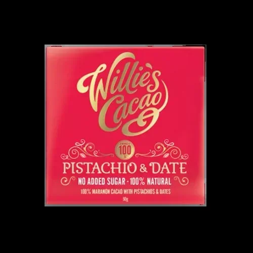 100% Cacao with Pistachio and Date