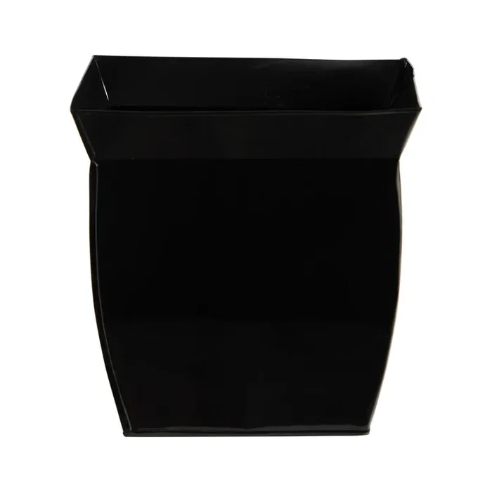 11.75in. Fluted Metal Square Planter