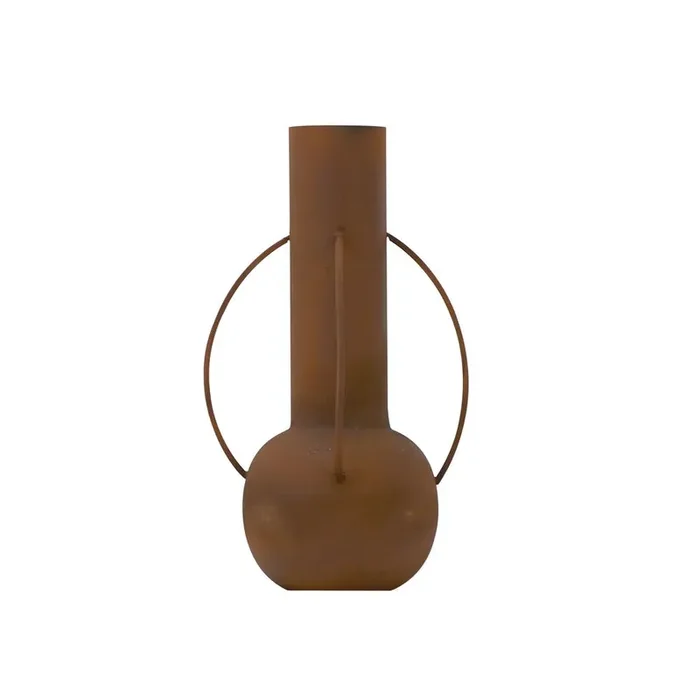 14in. Contemporary Metal Vase