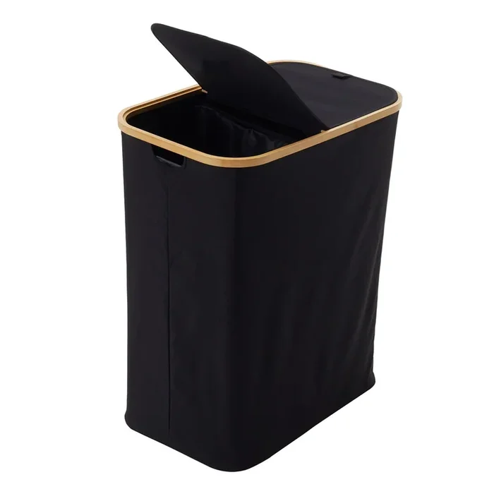 150L 2 Compartments Laundry Basket with Lid