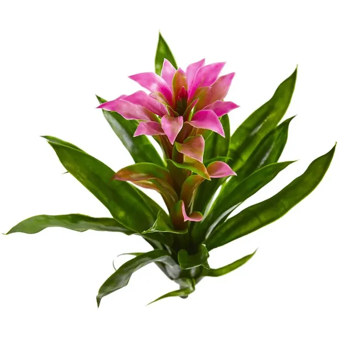 15in. Bromeliad Artificial Flower (Set of 4), Purple