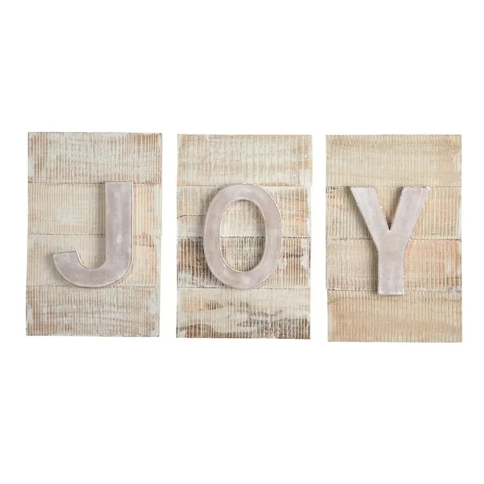 15in. Rustic JOY Wall Art