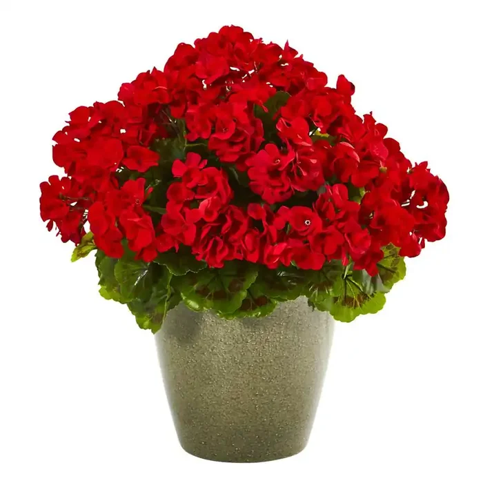 17in. Geranium Artificial Plant UV Resistant (Indoor/Outdoor)
