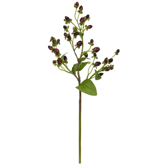 17in. Italian Coffee Bean Artificial Flower (Set of 8)