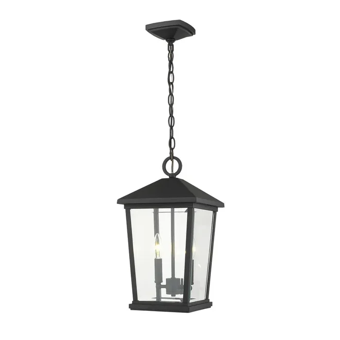 2 Light Outdoor Chain Mount Ceiling Fixture