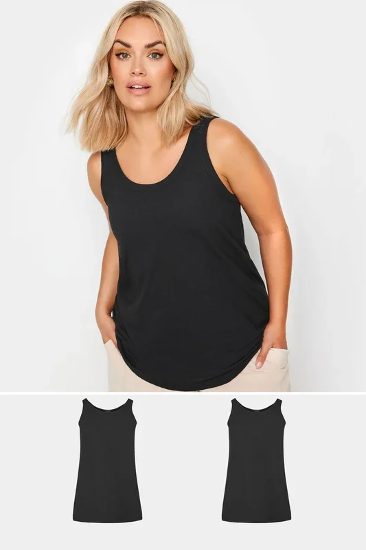 2 Pack Core Vest Tops