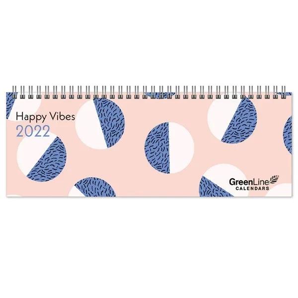 2022 Happy Vibes Desk Calendar