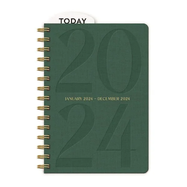 2024 12 Month Planner – Emerald