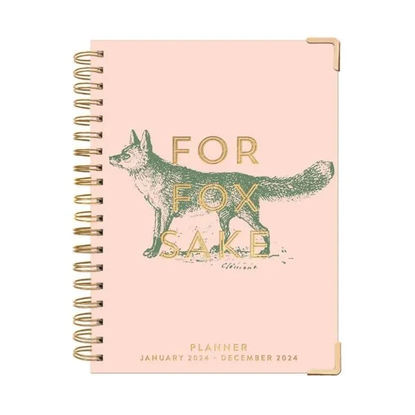 2024 12 Month Planner – For Fox Sake