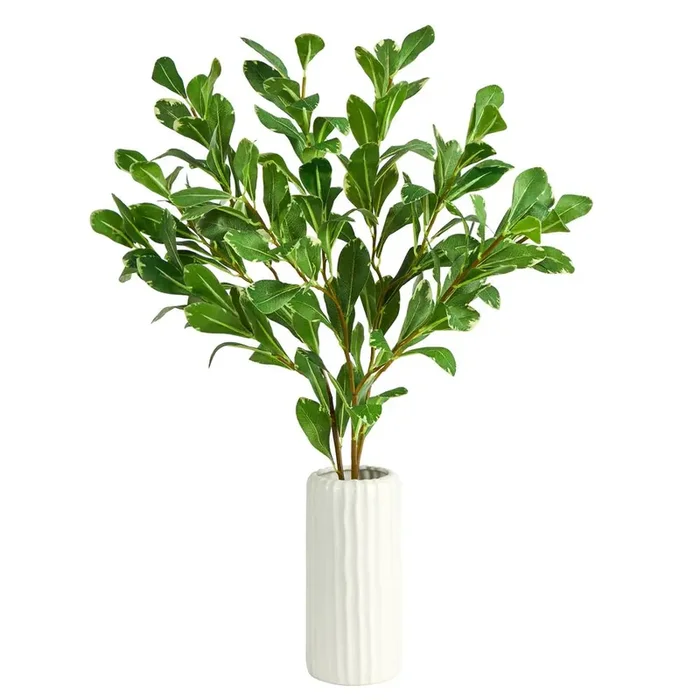 21in. Salal Artificial Plant in White Planter