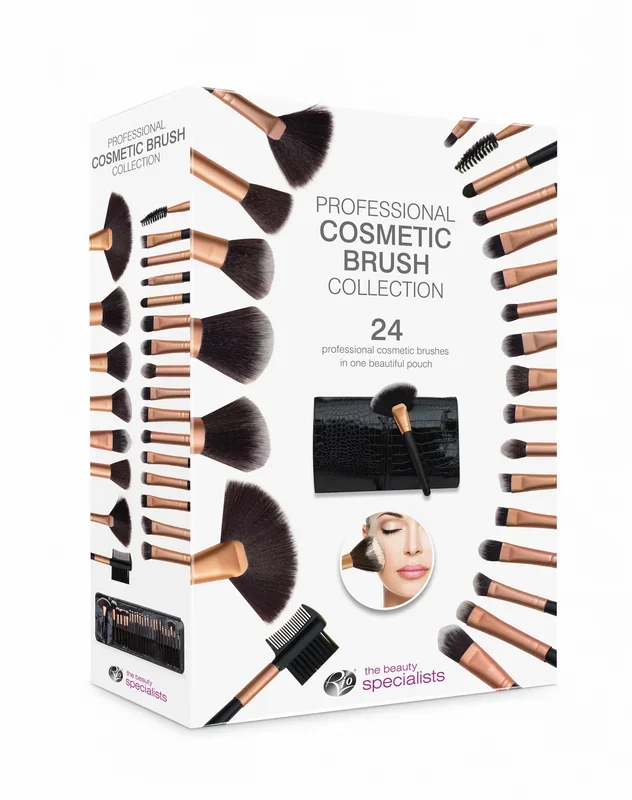 24 Piece Professional Cosmetic Make Up Brush Set