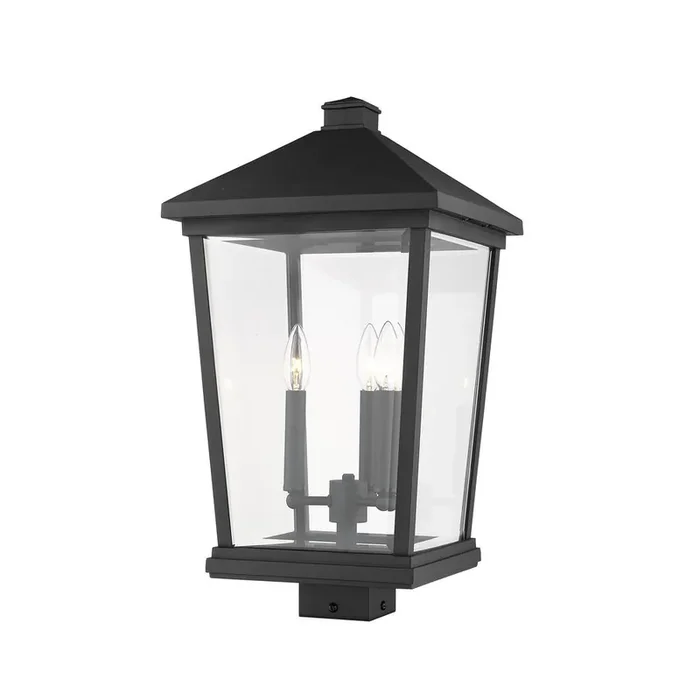 3 Light Outdoor Post Mount Fixture