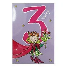 3 Today Quentin Blake Birthday Card Crown and Heels
