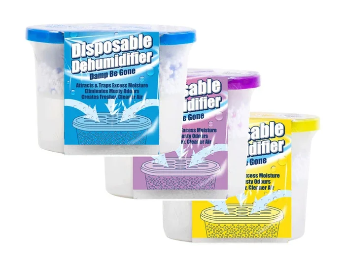 3 x Dehumidifier Fragranced Interior Damp Absorber Moisture Trap Home Car Health