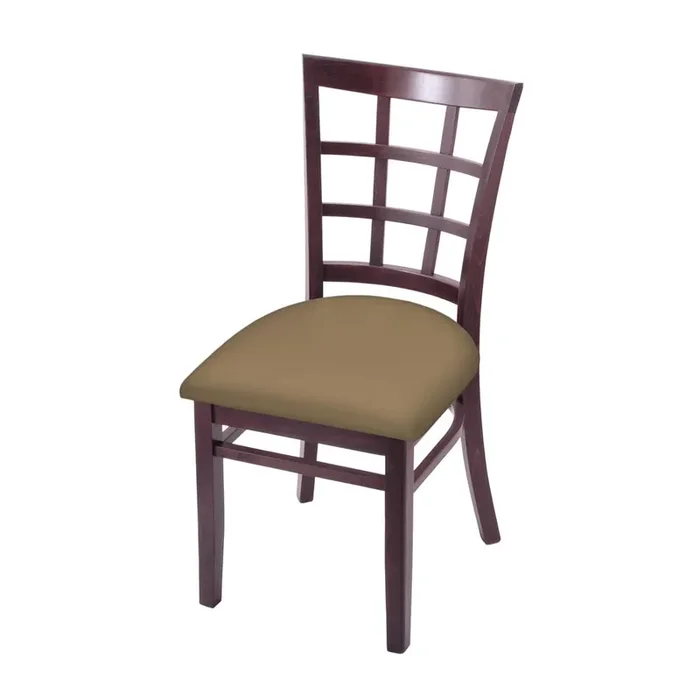 3130 18″ Chair with Dark Cherry Finish and Canter Sand Seat