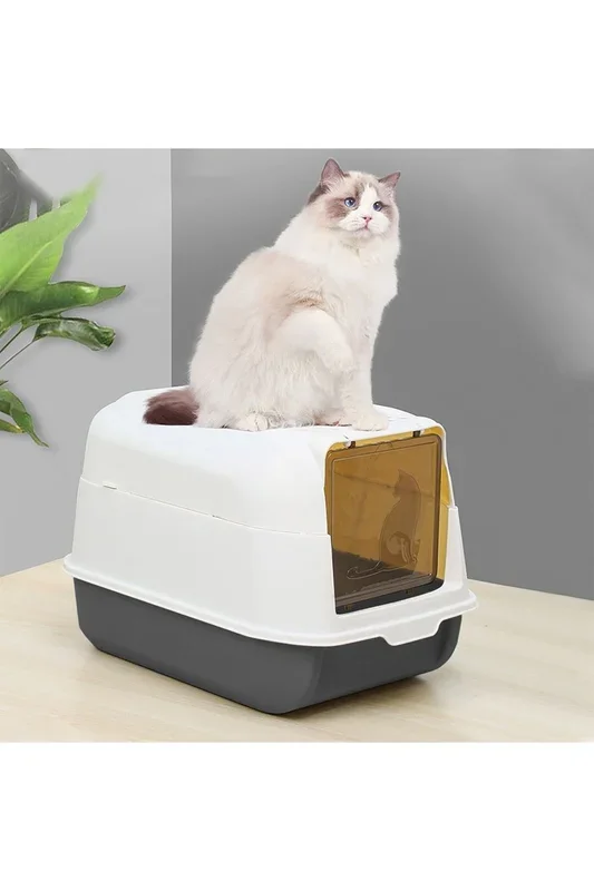 36x51x34cm Fully Enclosed Deodorizing Cat Litter Box