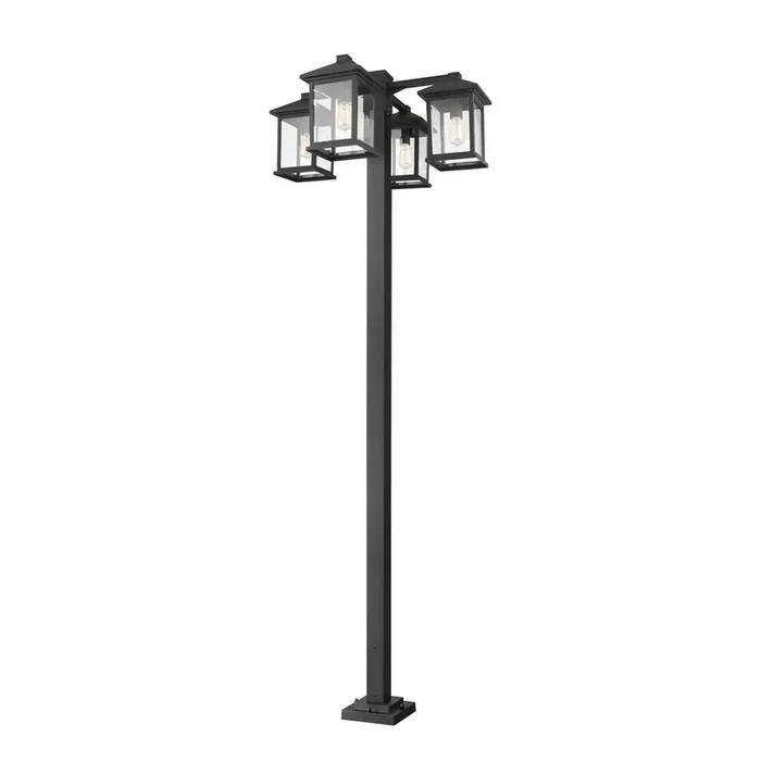 4 Light Outdoor Post Mounted Fixture