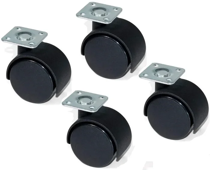 40MM 1.5” Swivel Castor Replacement Wheel Chair Table Furniture Home Office 4PK