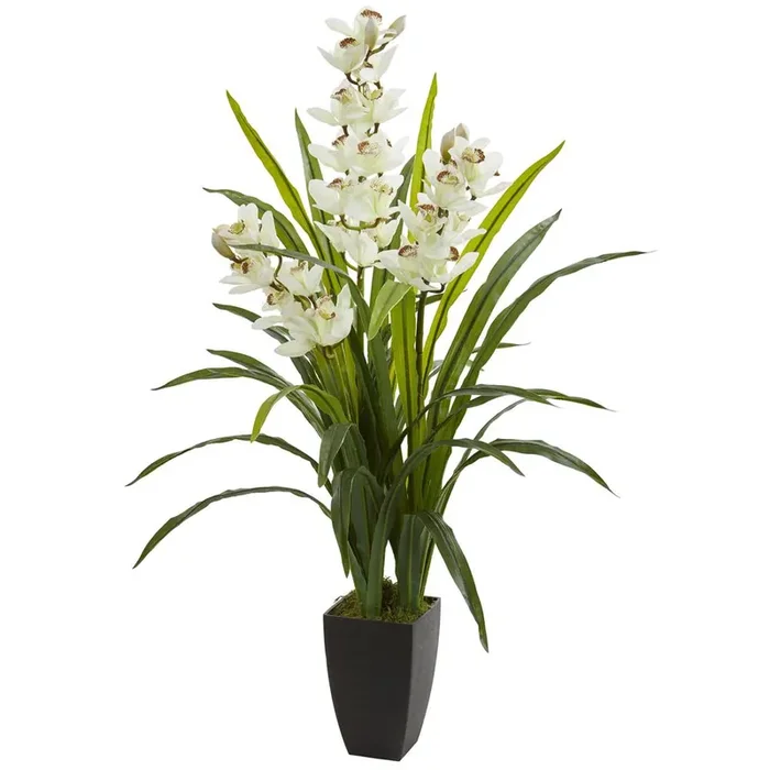 45in. Cymbidium Orchid Artificial Plant