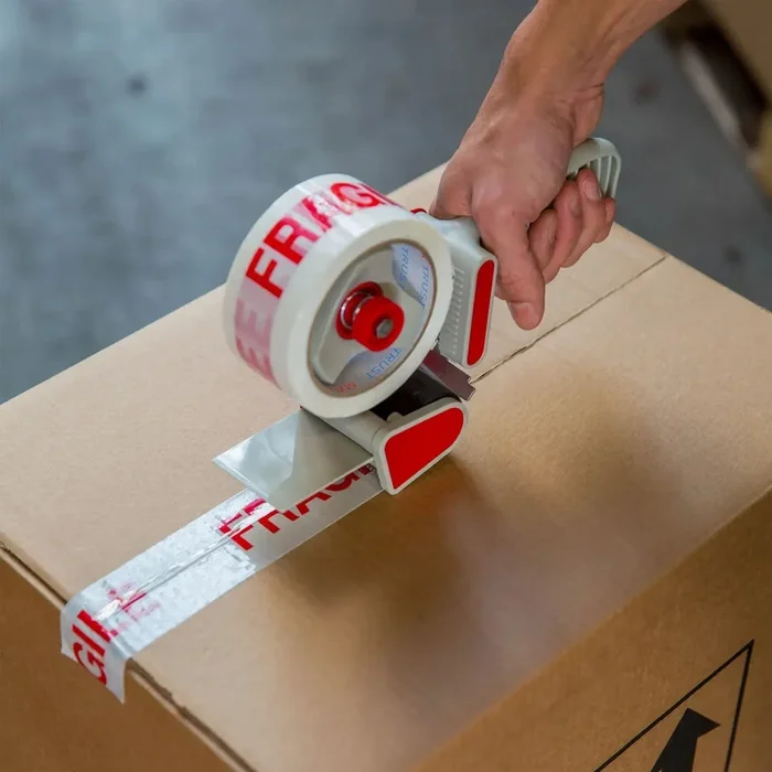 48mm x 50m Fragile Tape Printed Strong Packaging Parcel Adhesive Tapes Rolls~3498