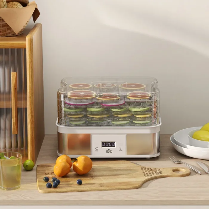 5 Tier Food Dehydrator, 245W Muti-Food Dryer w/ Adjustable Temperature