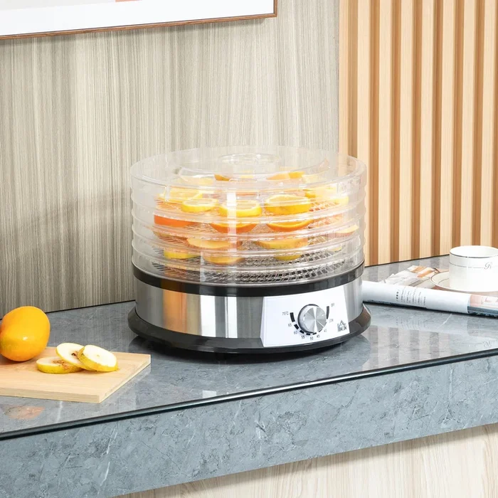 5 Tier Food Dehydrator 250W Muti Food Dryer with Adjustable Temperature