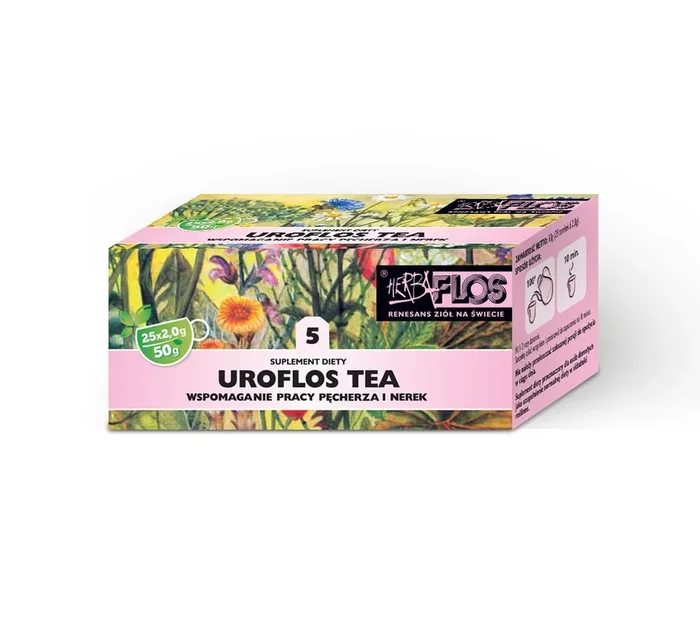 5 uroflos Tee Fix 25 x 2g – herba Nierenblase – FLOS