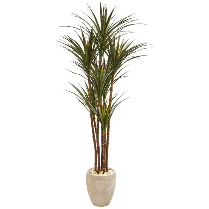68in. Giant Yucca Artificial Tree in Planter UV Resistant (Indoor/Outdoor)
