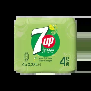 7Up Lemon, lime and bubbles 4-packs