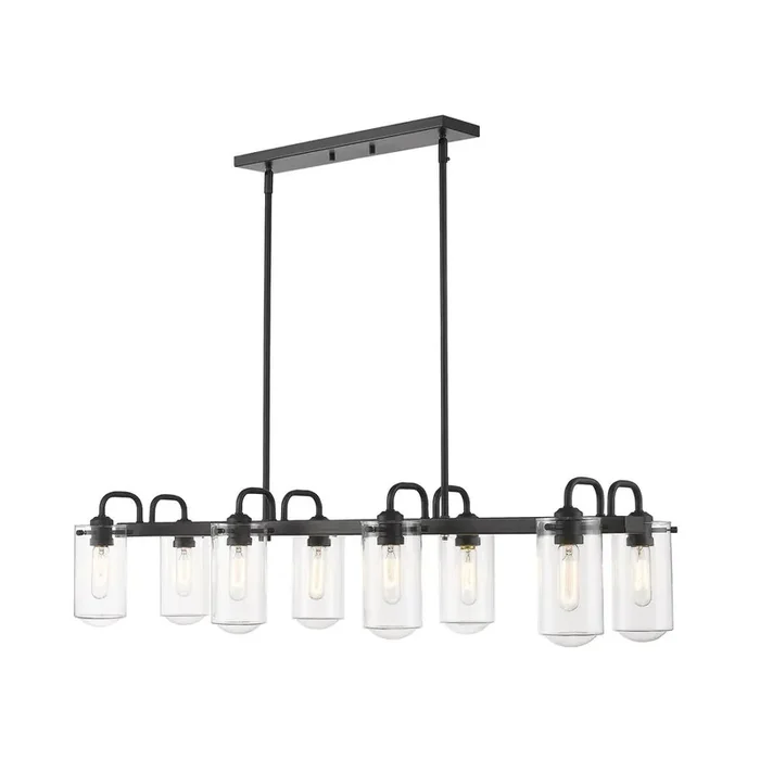 8 Light Linear Chandelier