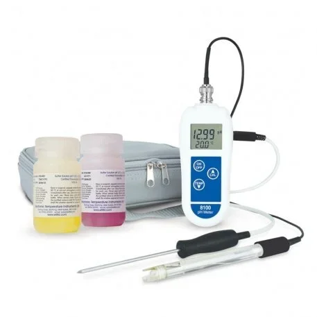 8100 PH and Temperature Meter Kit