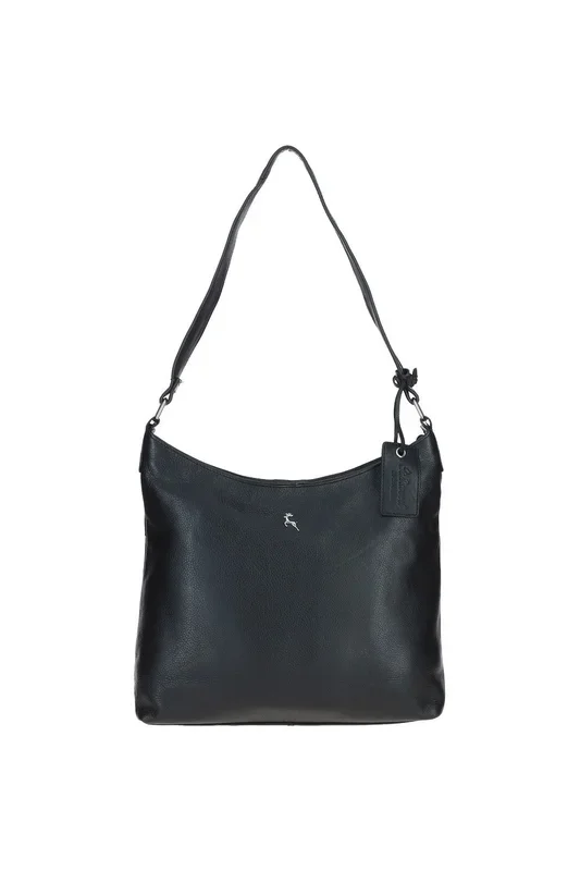 ‘Antrim’ Chic Real Leather Shoulder Bag