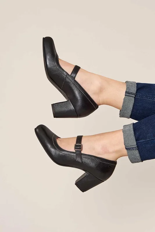 ‘Biambi’ Leather Bar Shoes