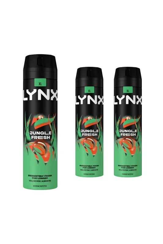 ‘Body Spray’ Jungle Fresh HighDefinition Fragrance,3x200ml