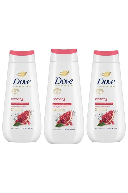 ‘Body Wash’ Reviving for 24Hrs Renewing Micromoisture, 3x 225ml