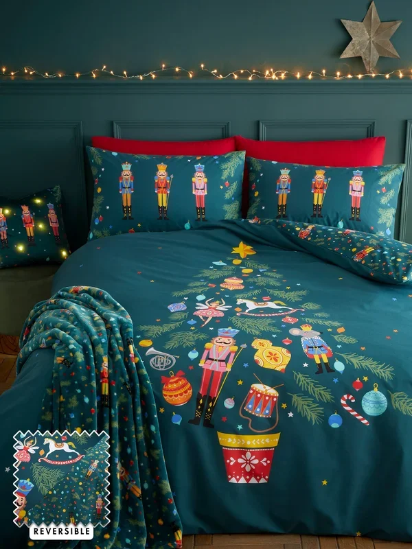 ‘Christmas Nutcracker’ Duvet Cover Set