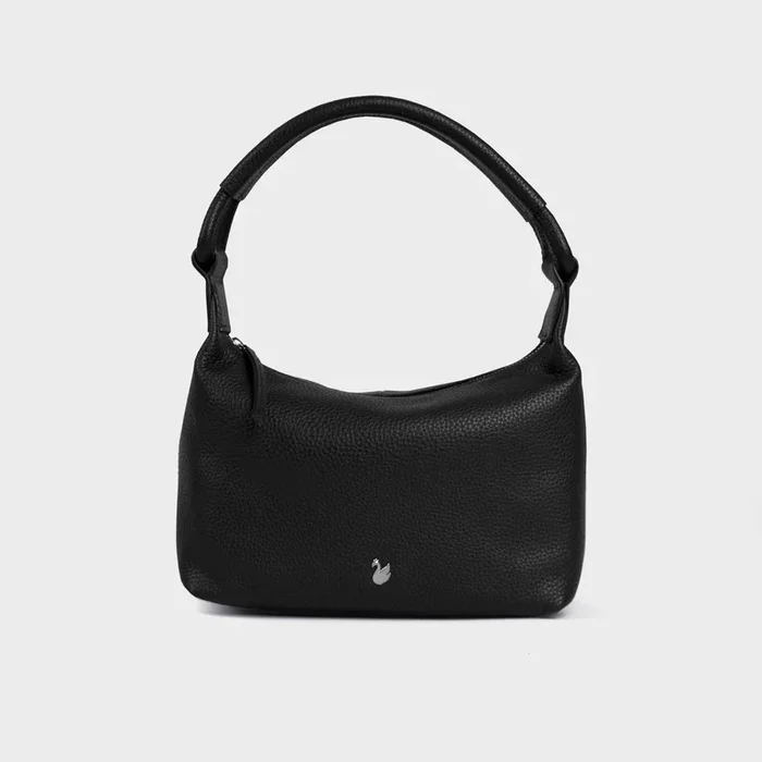 ‘CITY BAG’ Soft Pebble Grain Real Leather Shoulder Bag