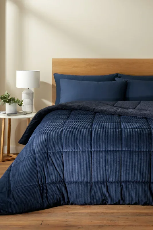 ‘Cosy Cord’ 6.5tog Coverless Duvet