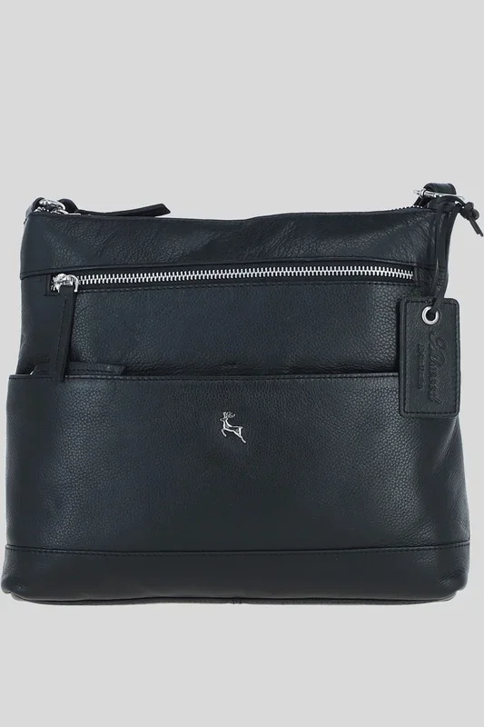 ‘Derby’ Stylish Real Leather Shoulder Bag