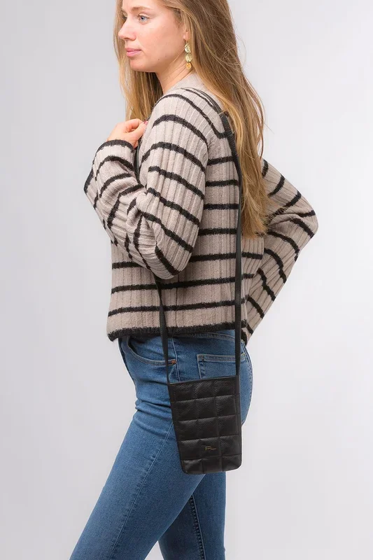 ‘Elouise’ Nappa Leather Cross Body Phone Bag