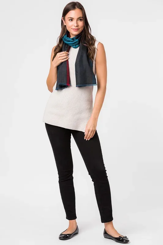 ‘Gradient’ Cashmere & Merino Wool Scarf