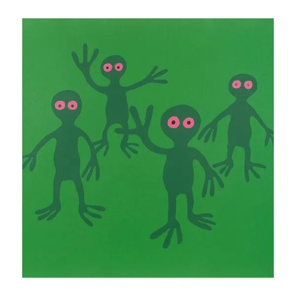 ‘Green Figures’ Monro Tate Card