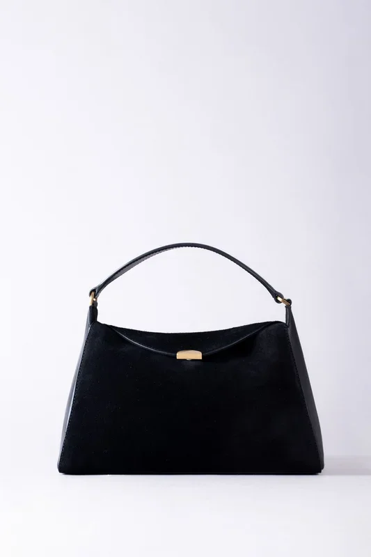 ‘Hardwick’ Leather and Suede Cross Body Bag