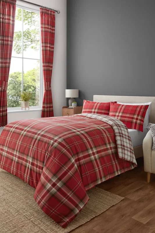 ‘Kelso Check’ Reversible Duvet Cover Set
